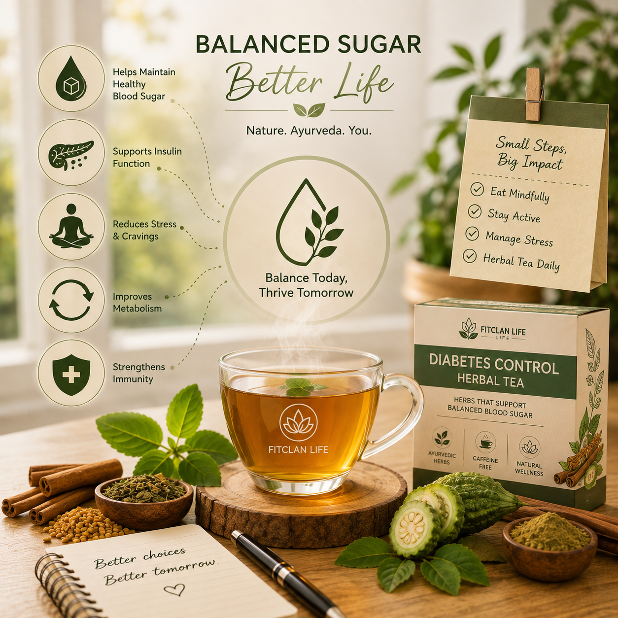 How Herbal Teas Support Blood Sugar Balance