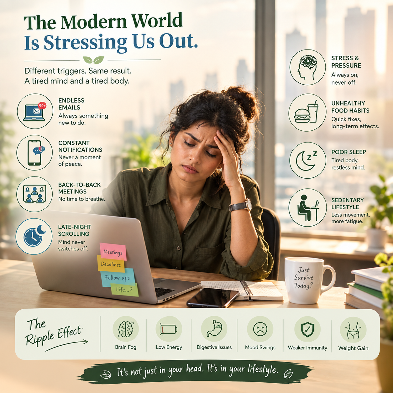 Why Modern Stress Is Making Us Sick: The Hidden Cost of Digital Life and What You Can Do About It