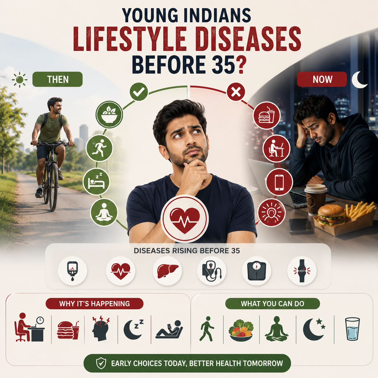Why Are Young Indians Getting Lifestyle Diseases Before 35? The Hidden Health Crisis Every Professional Must Understand