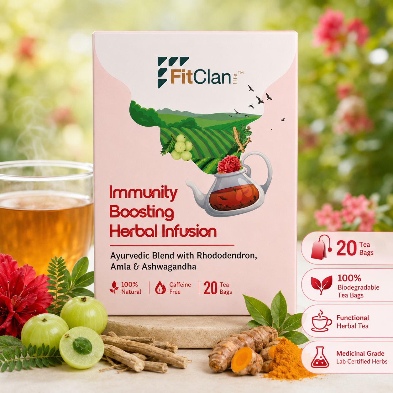 Immunity Boosting Herbal Tea - 20 Tea Bags