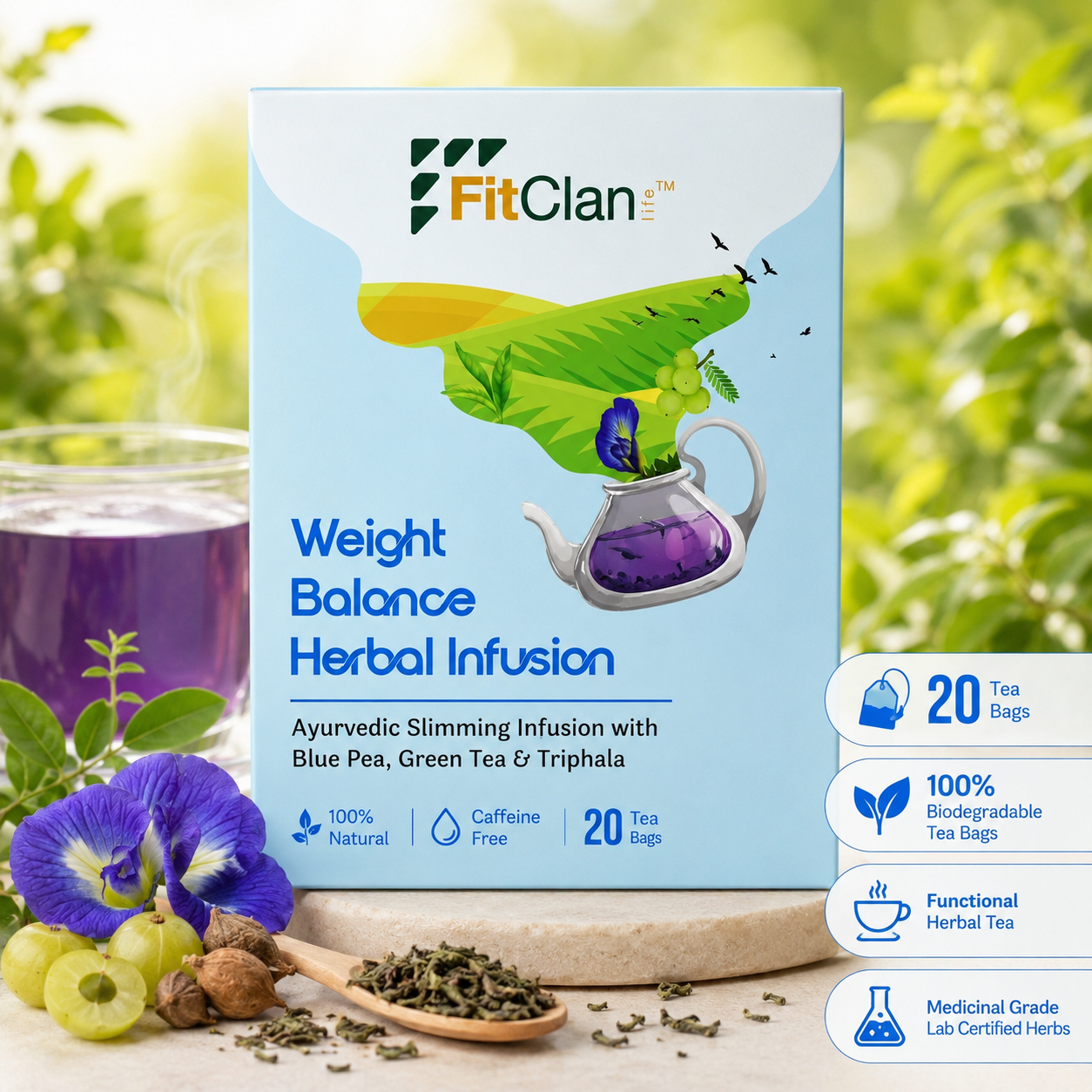 Weight Balance Herbal Tea - 20 Tea Bags