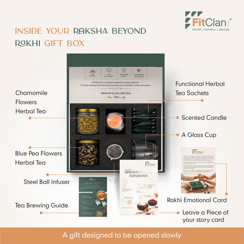 Raksha Beyond Rakhi | Gift Box | Sleep Well. Wake Light.