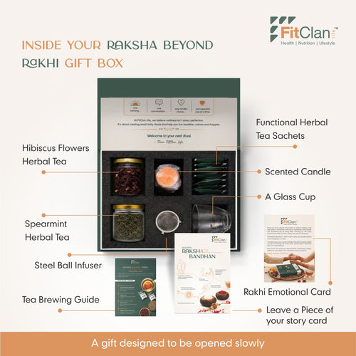 Raksha Beyond Rakhi | Gift Box | Nourish. Balance. Thrive.