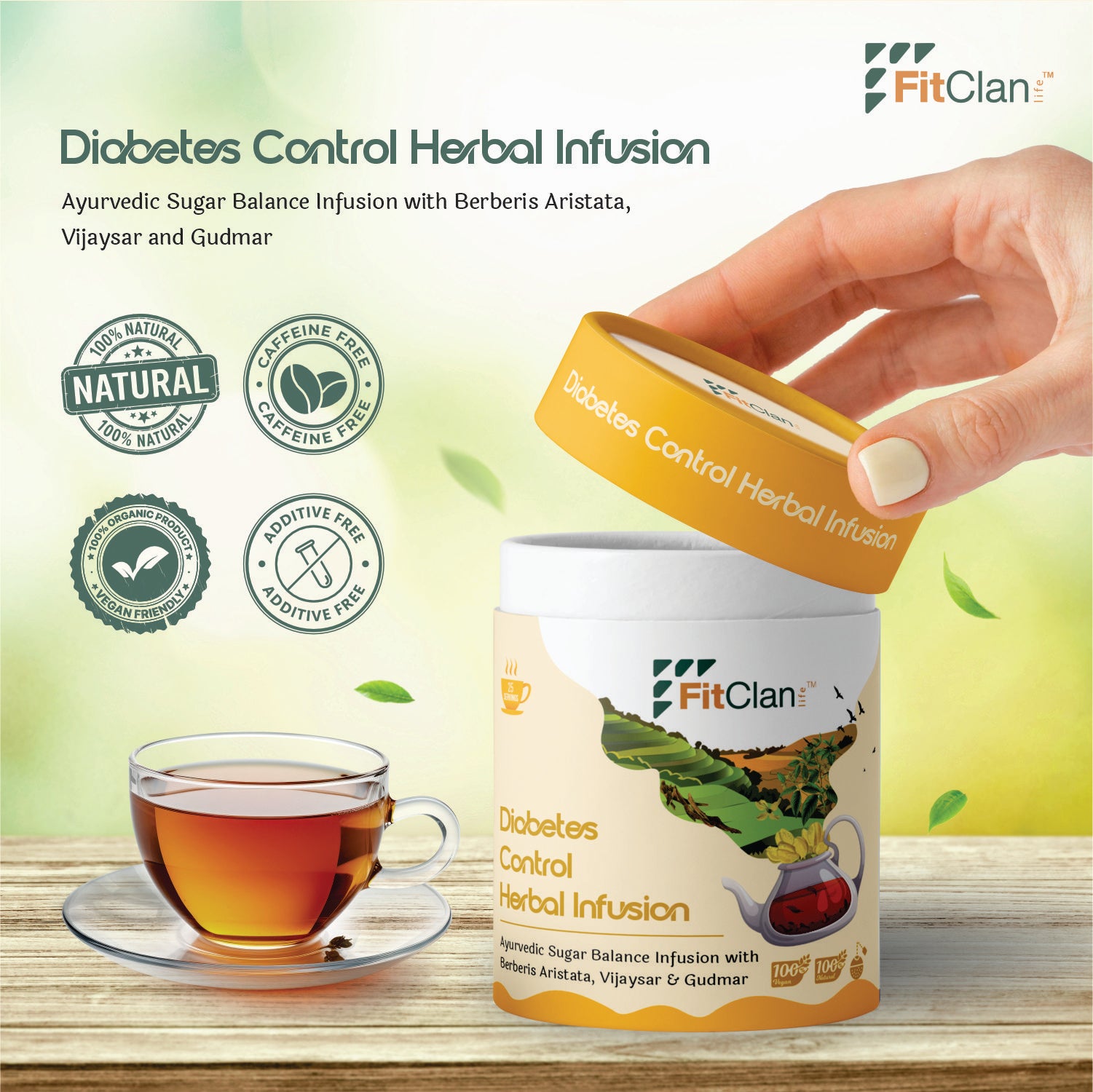 Diabetes Control Herbal Tea - 50gm