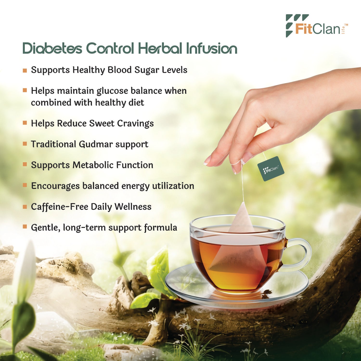 Diabetes Control Herbal Tea - 20 Tea Bags
