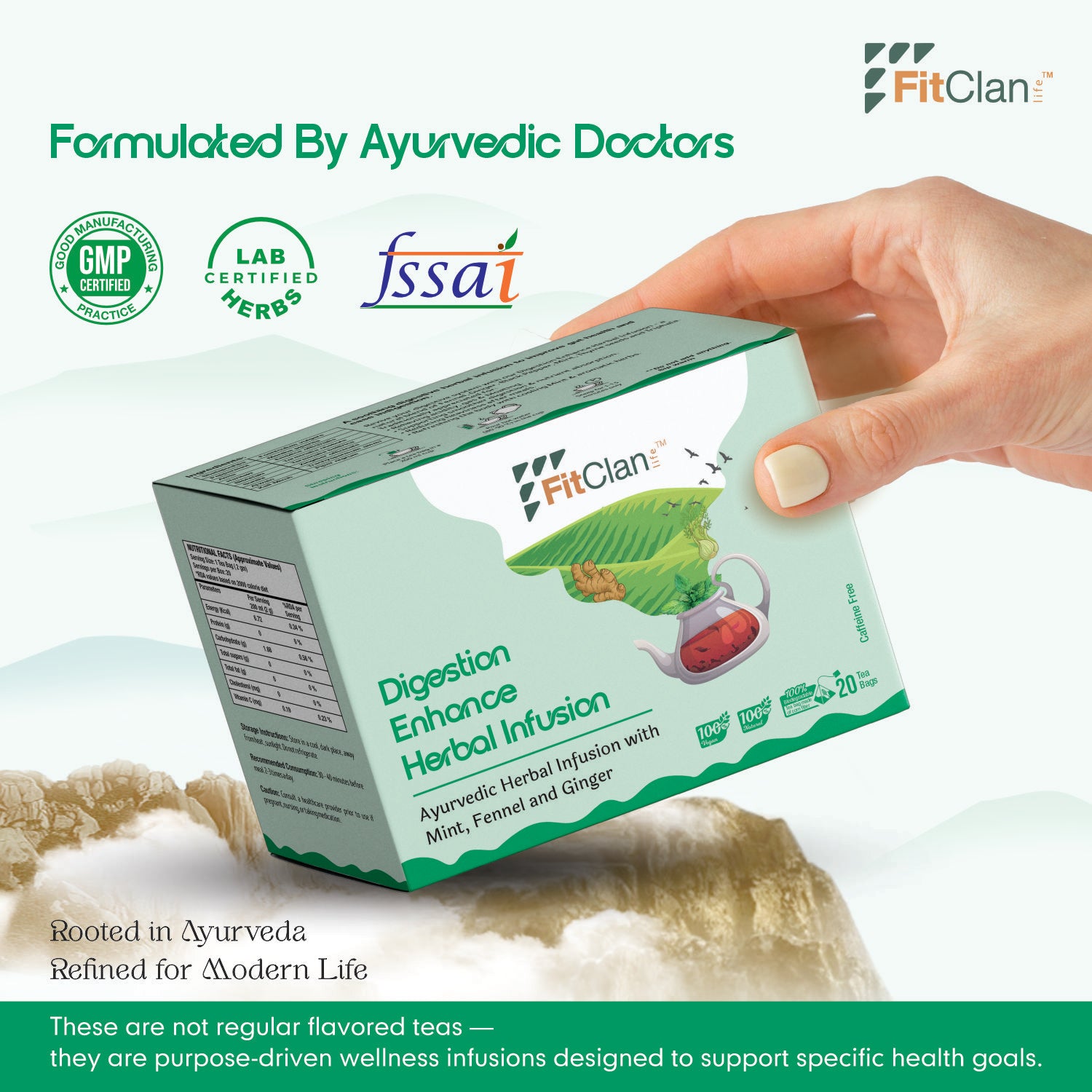 Digestion Enhance Herbal Tea - 20 Tea Bags