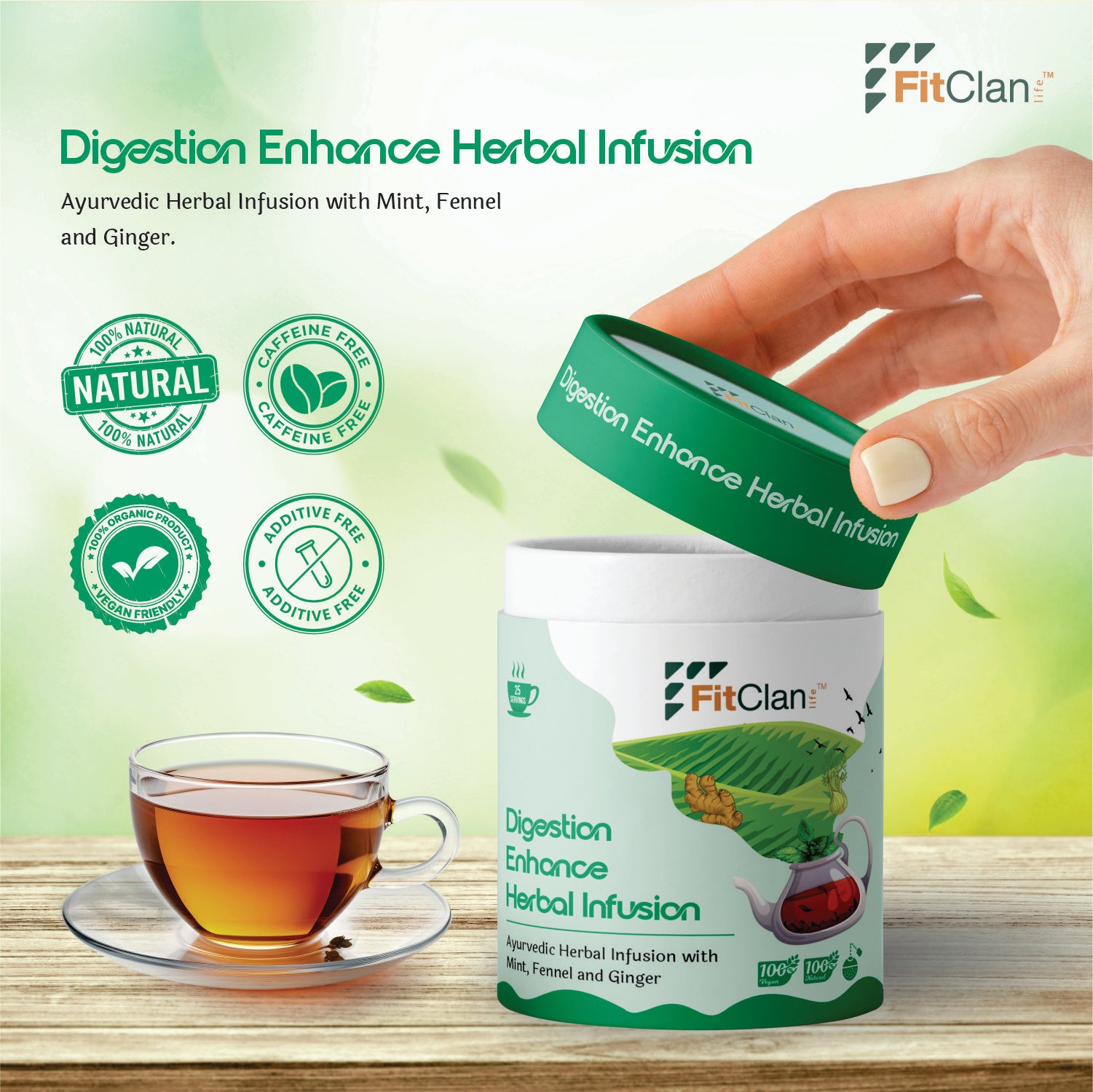 Digestion Enhance Herbal Tea - 50 gm