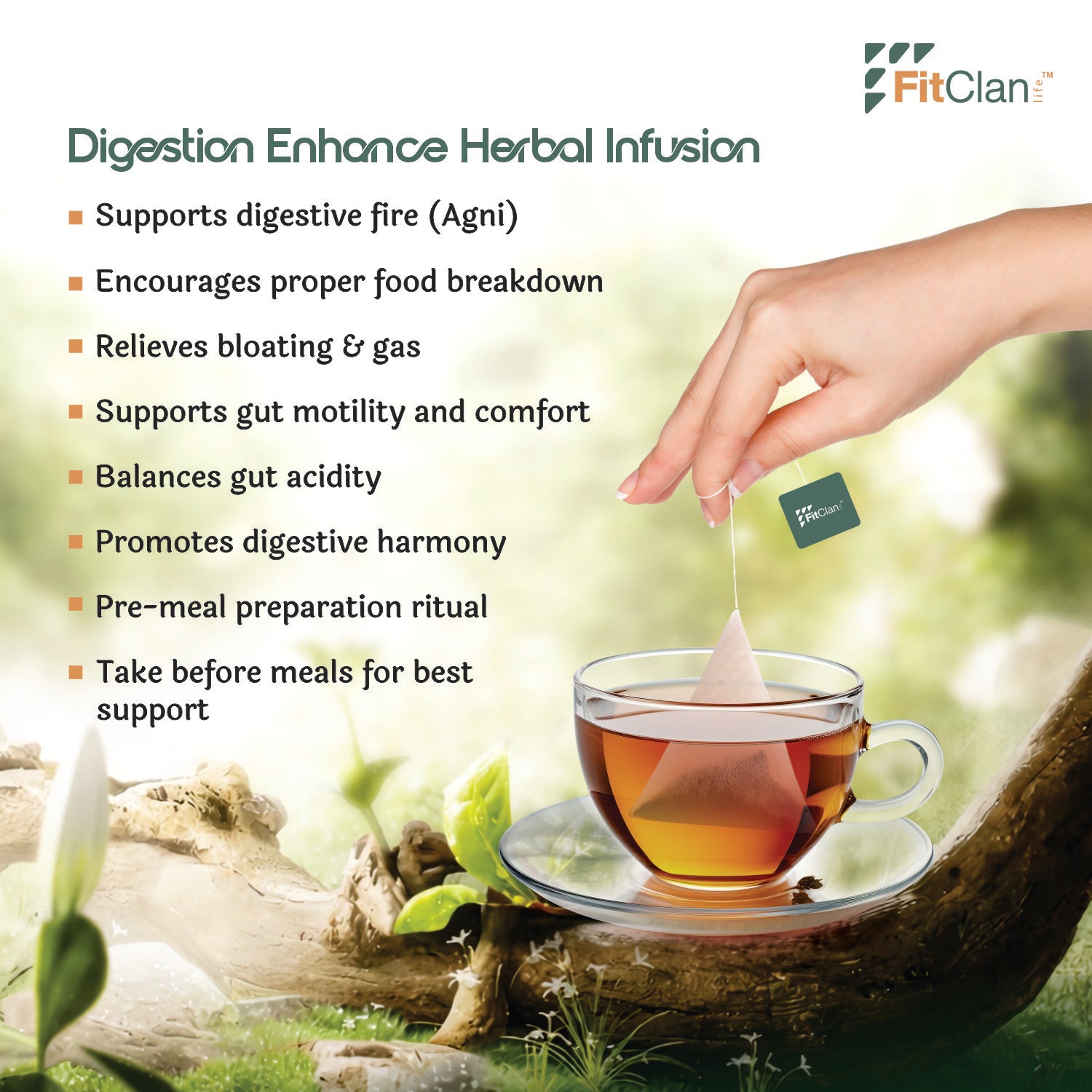 Digestion Enhance Herbal Tea - 20 Tea Bags