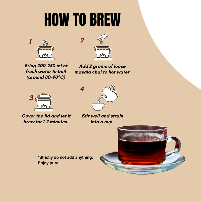 Everyday Herbal Black Tea – Refreshing Ayurvedic Masala Wellness Blend